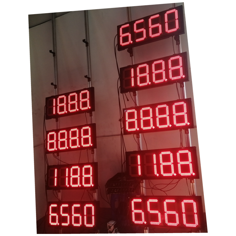 Waterproof LED digital signage and displays gas pricedisplay for Gas Station  2
