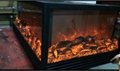 double sided electric fireplace 2