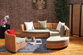 Modern Rattan Furniture Living Room Sofa Sets 3