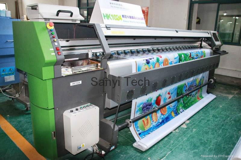 New HK-1024 Digital Banner Printer with Konica Minolta Heads 4