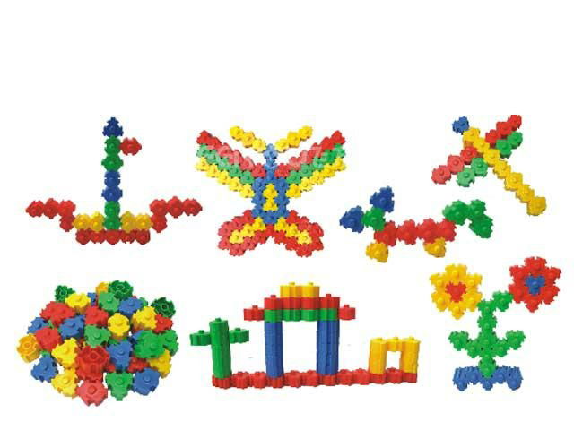 Plastic building block toys 