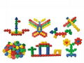 Plastic building block toys 