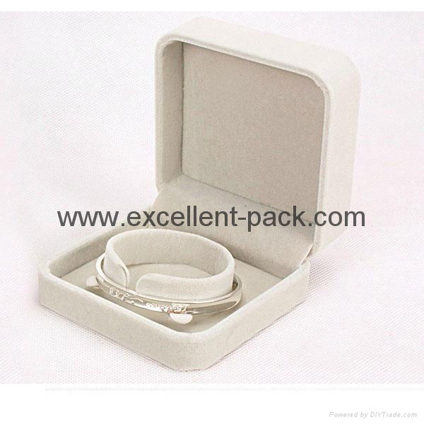 hot selling flocking jewelry box-Various Colors 4