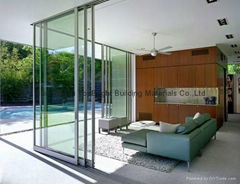 folding sliding door company, 3 track door