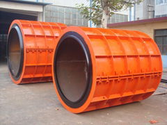 Suspension roller concrete pipe making machine