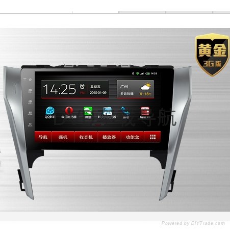 豐田2013款凱美瑞專用DVD導航一體機
