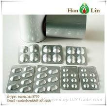 Soft tempered alu plastic foil for packaging of medicines 