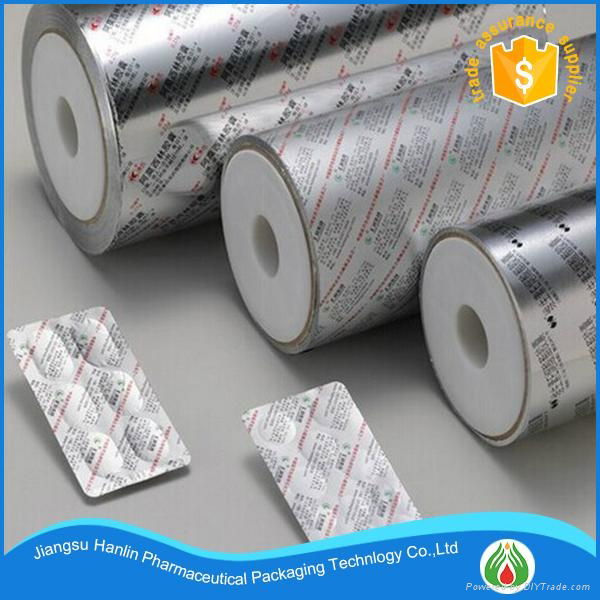 Roll type aluminum blister packaging foil of tablets and capsules 