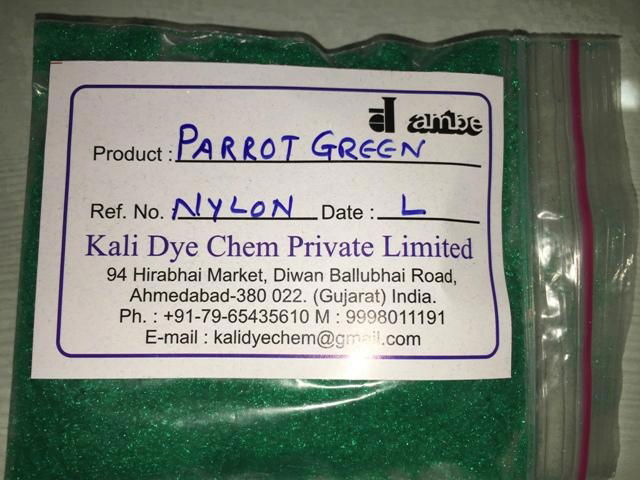 AMBE Parrot Green Nylon Flock Powder for Velvet