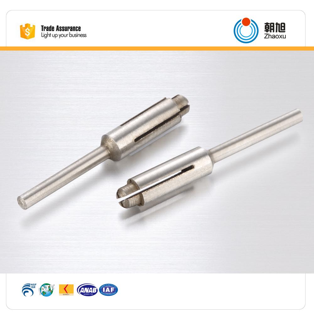 China supplier ISO standard 0.2 inches External thread dowel pin 5