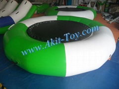 Hotsale inflatable floating trampoline 