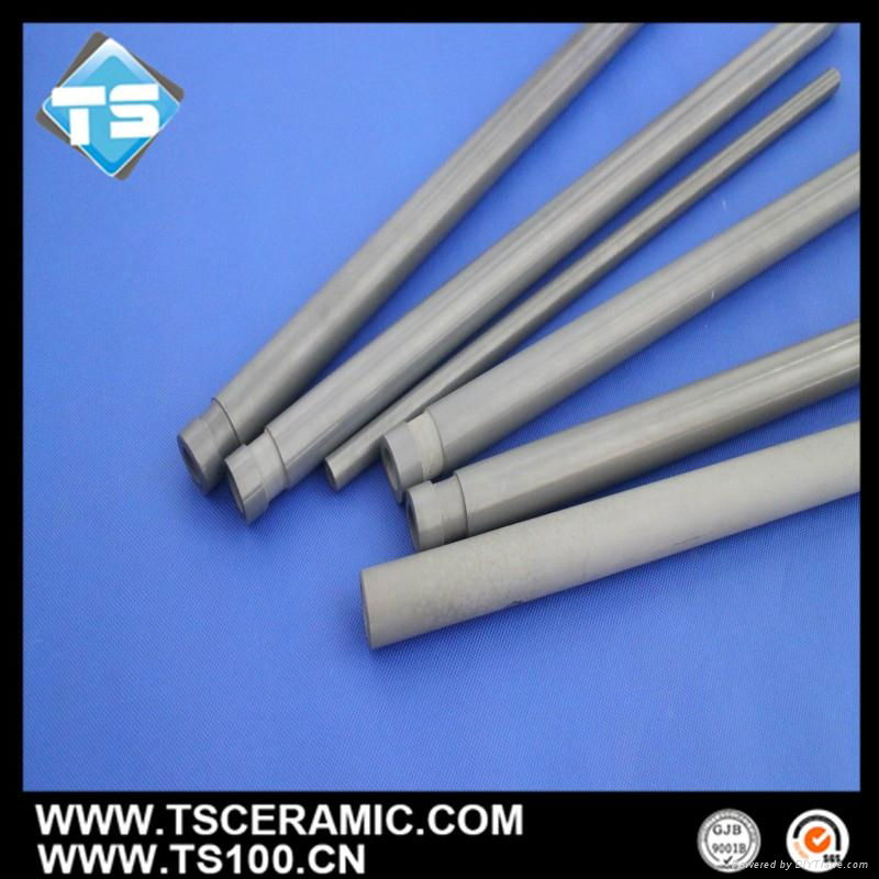 Nitride Bonded Sic Thermocouple Protection Tube for Temperature Sensor 2