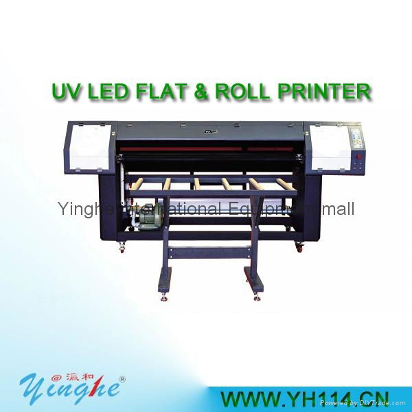 1.8m dual head digital uv roll to roll printer for sale