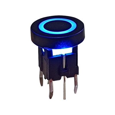 Illuminated White LED Light Tact Switch 3