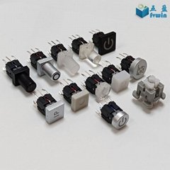 Momentary illuminated Tact Switches With integrated LED