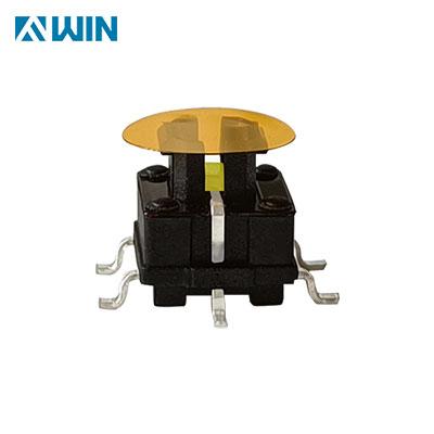 7x7插件帶led燈輕觸開關按鍵