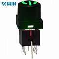 Latching Power LED Illuminated tact Button Switch 5