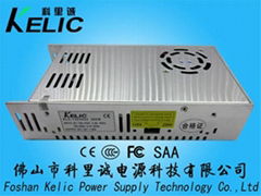 24V 15A high power switching mode power supply with fan running cooling 