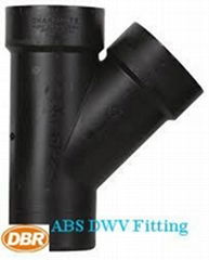 abs drainage fittings DBR#2822 wye