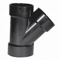 abs drainage fittings DBR#2822 wye 3