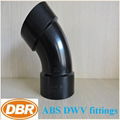 abs fittings DBR#2886 45deg elbow 2inch 1