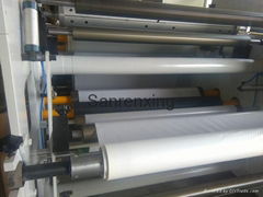 Hot melt adhesive film coating machine