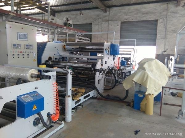 Full automatic high speed double side tape coating machine 4