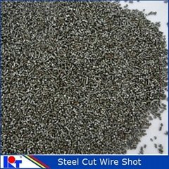 Duty-free blasting abrasive steel cut wire shot with SAE standard