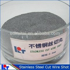 sand blasting abrasive stainless steel cut wire shot 