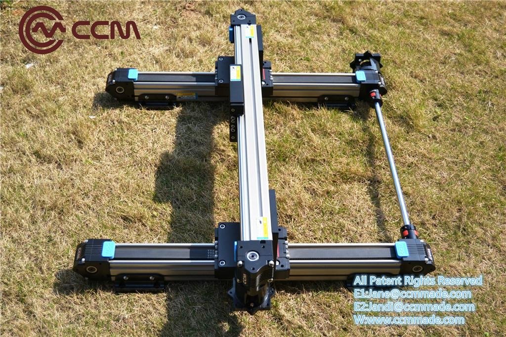High quality CCM W50 rollor bearing motorized customized length linear rail line 4