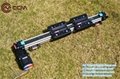 CCM W40 double carriages Customized length motorized roller bearing linear rail