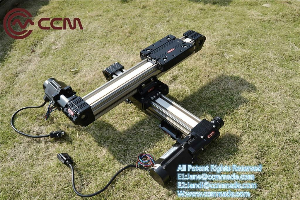 CCM W60 Customized length motorized Crossed linear rail linear modules 2