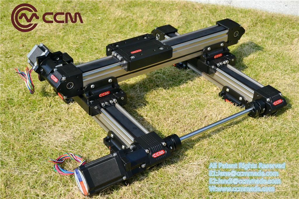 High Precision motorized customized length linear motion rail 3 axis  4