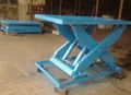 1.China cheap stationary scissor type Hydraulic lifting platform 3