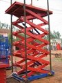 3.stationary hydraulic lift platform for industrial use 3