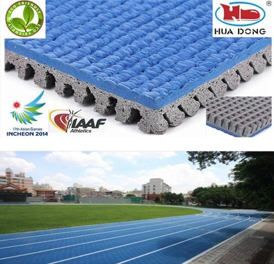 IAAF outdoor playground rubber floor mat