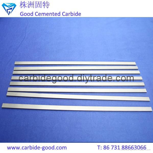 Long Tungsten Carbide Strips Cemented Carbide Plates Solid Carbide Flat Bar