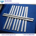 Long Tungsten Carbide Strips Cemented Carbide Plates Solid Carbide Flat Bar 3