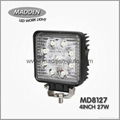 4 Inch 27W Square LED Work Light 1