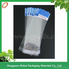 Custom plastic OPP self adhesive header bag