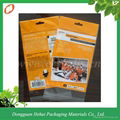 Custom plastic OPP self adhesive header bag 4