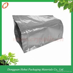 Custom made color printed aluminum foil stand up bag