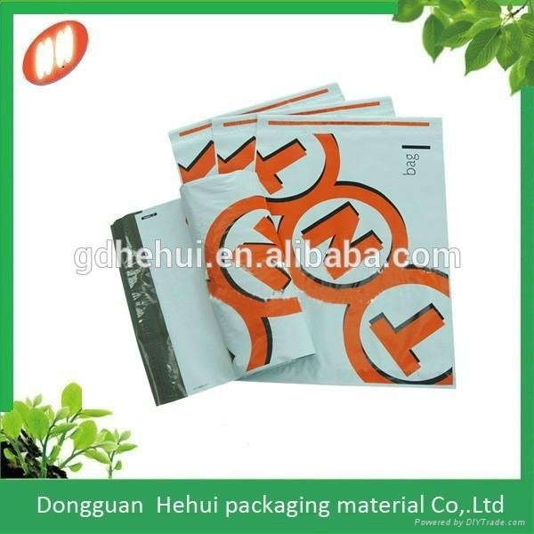 Manufacturing logo printed LDPE plastic courier bag