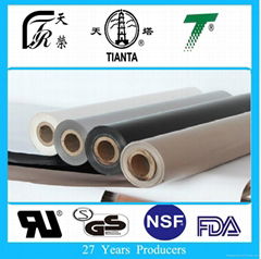 NINGBO TIANRONG anti-static electricity PTFE coated fiberglass fabric