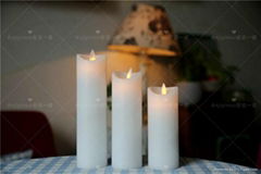 Christmas Rechargeable Flameless Led Candle with Remote controller