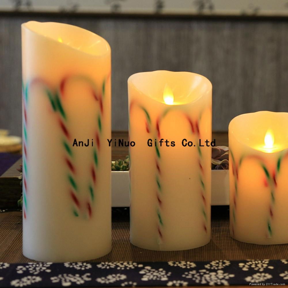 Decorative Flameless Led Candle Set of 3, Candle with Timer 2