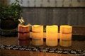 Christmas Rechargeable Flameless Led Candle with Remote 4