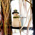 Santa snowman reindeer indoor christmas decoration 5