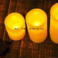 High Quality Rechargeable LED Candle with Remote Control for Christmas 3