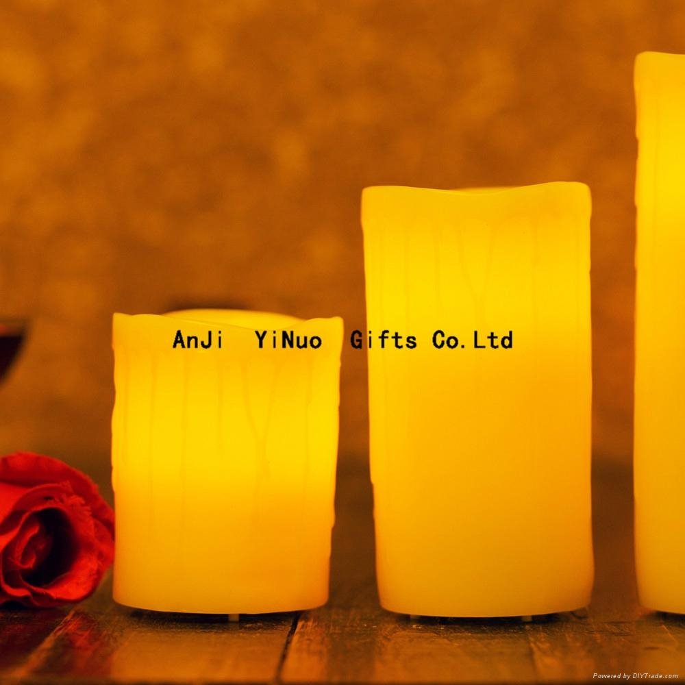 High Quality Rechargeable LED Candle with Remote Control for Christmas